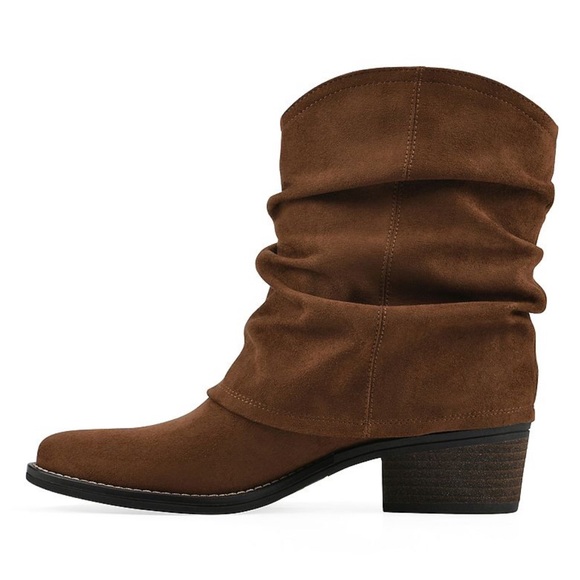 🔥 NIB White Mountain Alden Women's Mid Calf Western Bootie in Beachwood Fabric - Picture 7 of 11